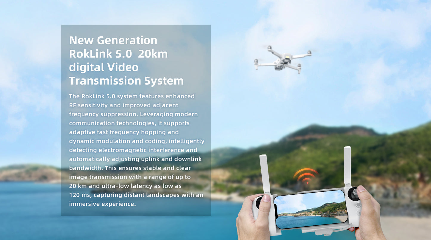 Drone Fimi X8T V640 — 4K Drone Lnfrared Thermal Imaging Lens 3-Camera