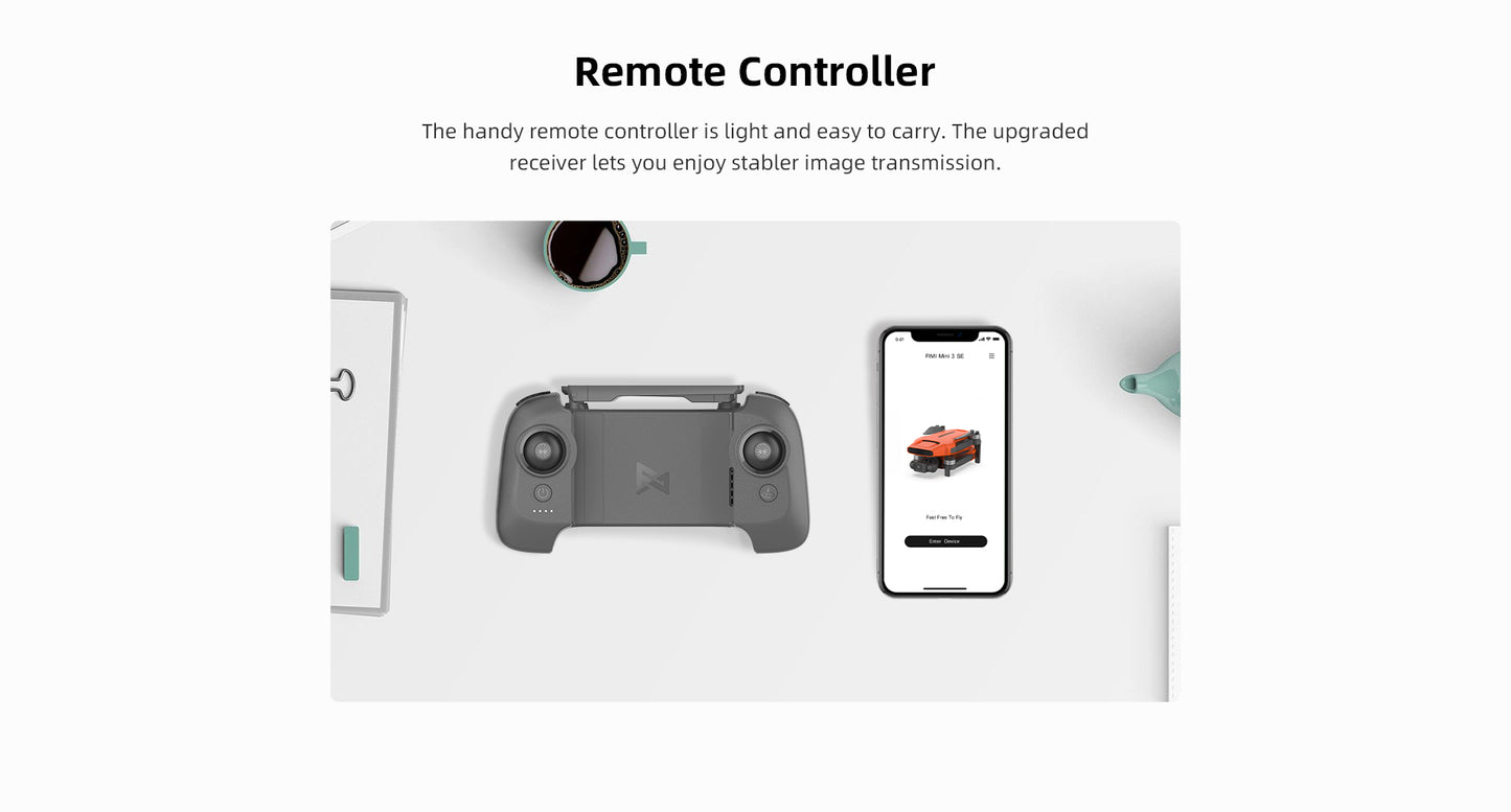 Fimi Mini 3 SE Drone, 250g Lightweight, 4K/30fps Video, 3-Axis