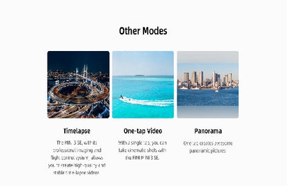 Fimi Mini 3 SE Drone, 250g Lightweight, 4K/30fps Video, 3-Axis