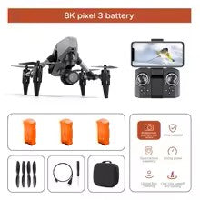 XD1 Pro Mini Drone 4K 8K Dual Camera WIFI Alloy Anti-drop Optical