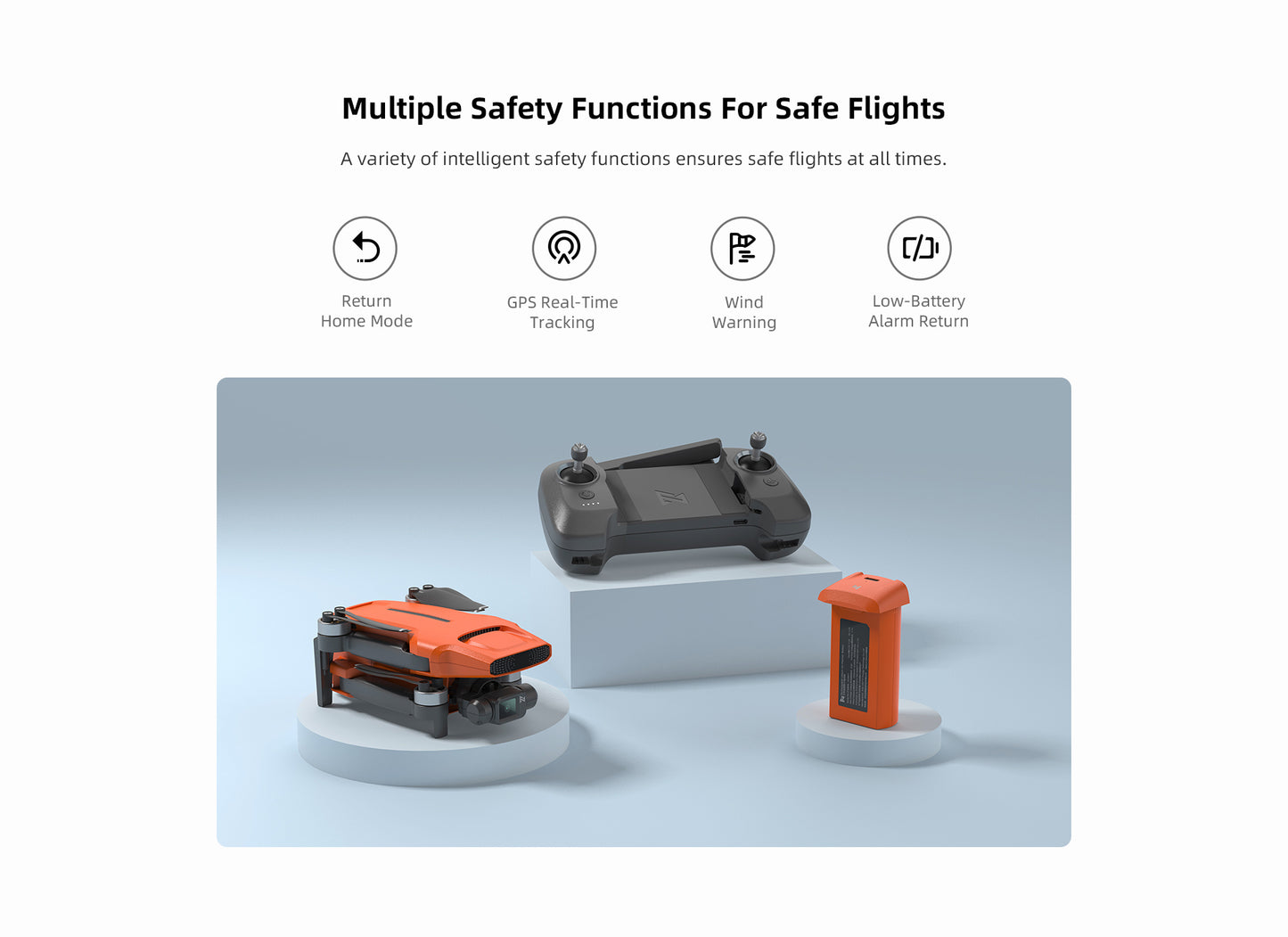 Fimi Mini 3 SE Drone, 250g Lightweight, 4K/30fps Video, 3-Axis