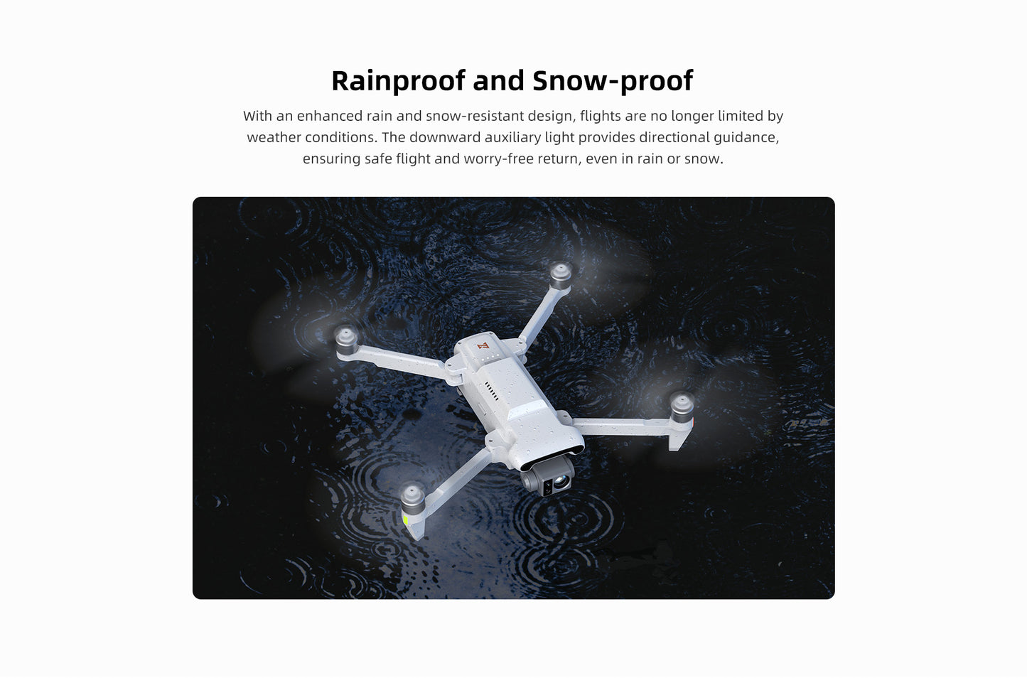 Drone Fimi X8T V640 — 4K Drone Lnfrared Thermal Imaging Lens 3-Camera