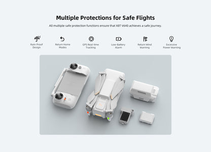 Drone Fimi X8T V640 — 4K Drone Lnfrared Thermal Imaging Lens 3-Camera