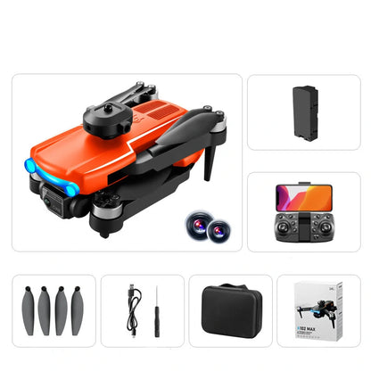 KDiRC K102 MAX WiFi FPV with Dual HD Camera 360° Obstacle Avoidance
