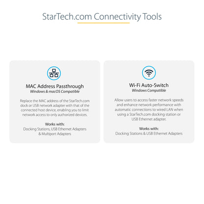 StarTech.com USB 2.0 to 10/100 Mbps Ethernet Network Adapter Dongle