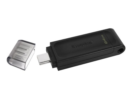 Kingston DataTraveler 70 — USB Flash Drive — 64 GB — USB-C 3.2
