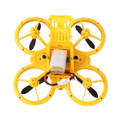 LED Gravity Stunt Drone — Hand-Gesture & Throw-to-Fly RC Quadcopter (Yellow)