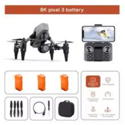 XD1 Pro Mini Drone 4K 8K Dual Camera WIFI Alloy Anti-drop Optical Flow Positioni
