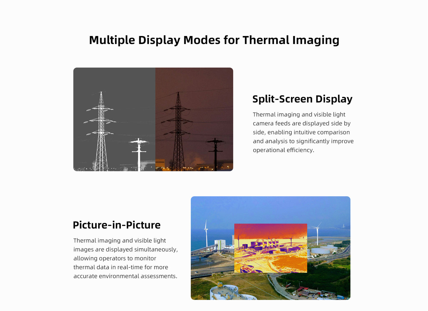 Drone Fimi X8T V640 — 4K Drone Lnfrared Thermal Imaging Lens 3-Camera