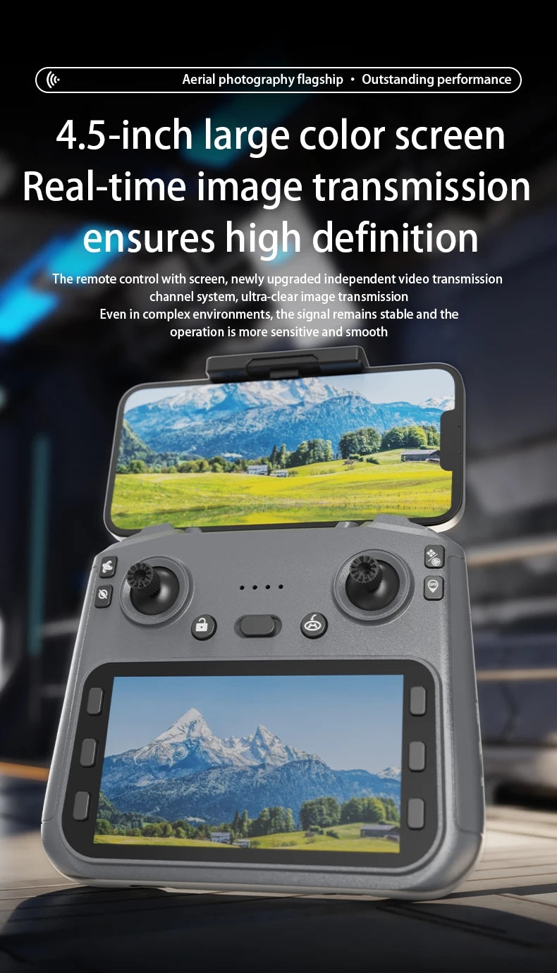 L600 PRO Max GPS Drone 8K Profesional HD Camera 3-axis Gimbal Aerial