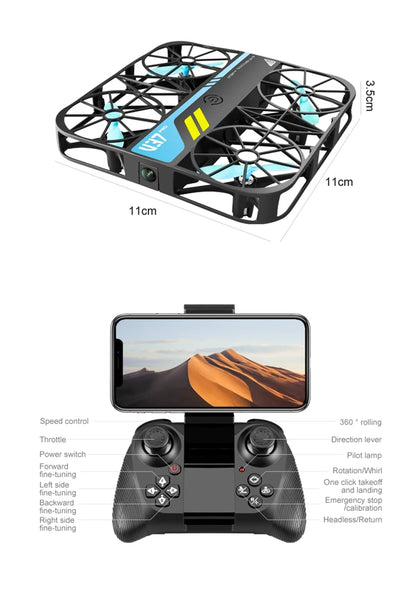 4DRC V37 New Mini 8K Drone with Camera 4K HD Easy To Carry WiFi FPV