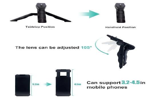 Smartphone Vlogging Kit for iPhone Android with Tripod Mini