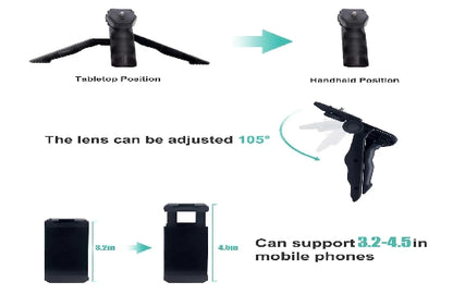 Smartphone Vlogging Kit for iPhone Android with Tripod Mini