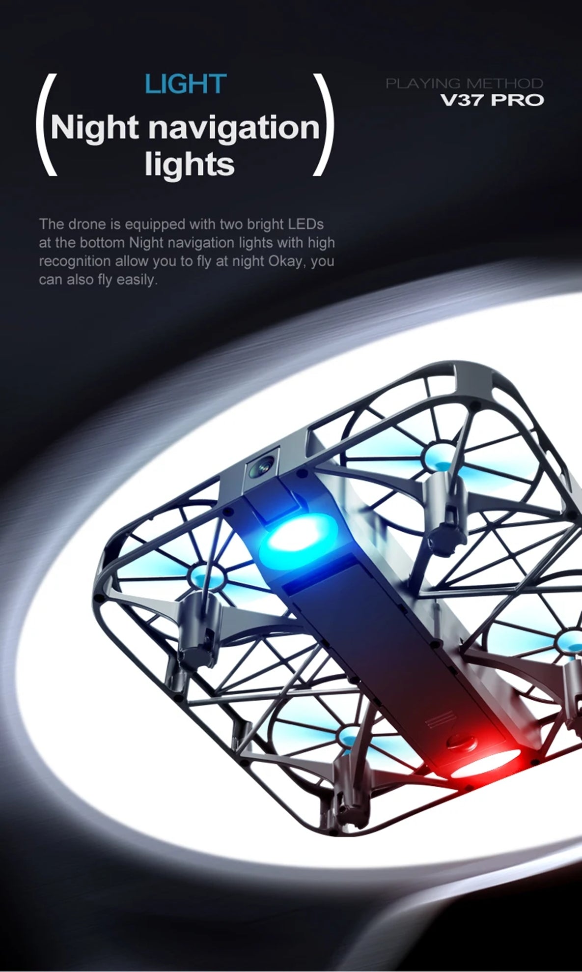 4DRC V37 New Mini 8K Drone with Camera 4K HD Easy To Carry WiFi FPV