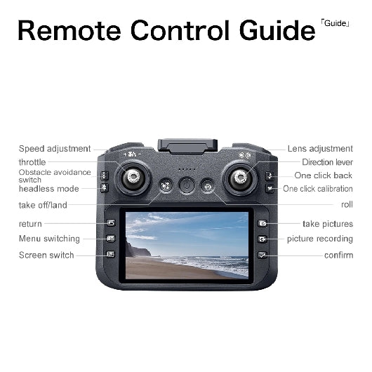 GT8 Rc Drone Profesional HD Dual Camera With Screen FPV WIFI