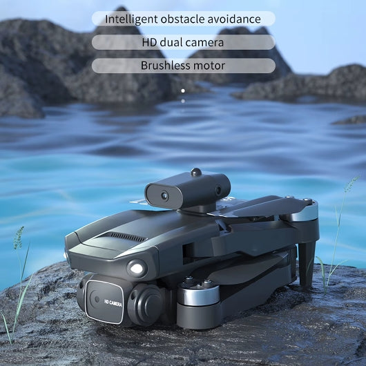 D76 Remote Control Drone 1080P Dual Camera Brushless Motor Obstacle