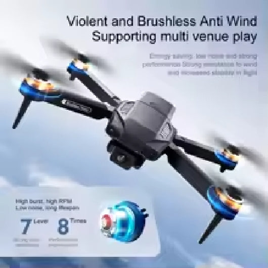 Kbdfa F198 Drone WIFI FPV HD Aerial Photography Wide Angle Dual