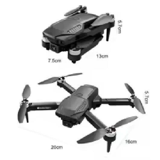 Kbdfa F198 Drone WIFI FPV HD Aerial Photography Wide Angle Dual