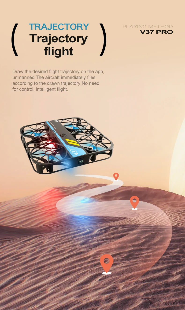 4DRC V37 New Mini 8K Drone with Camera 4K HD Easy To Carry WiFi FPV