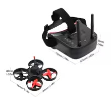 RTF Micro FPV RC Racing Quadcopter Toys W/ 5.8G S2 800TVL 40CH Camera
