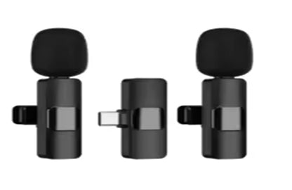 Wireless Lavalier Microphone Portable Audio Video Recording Mini Mic