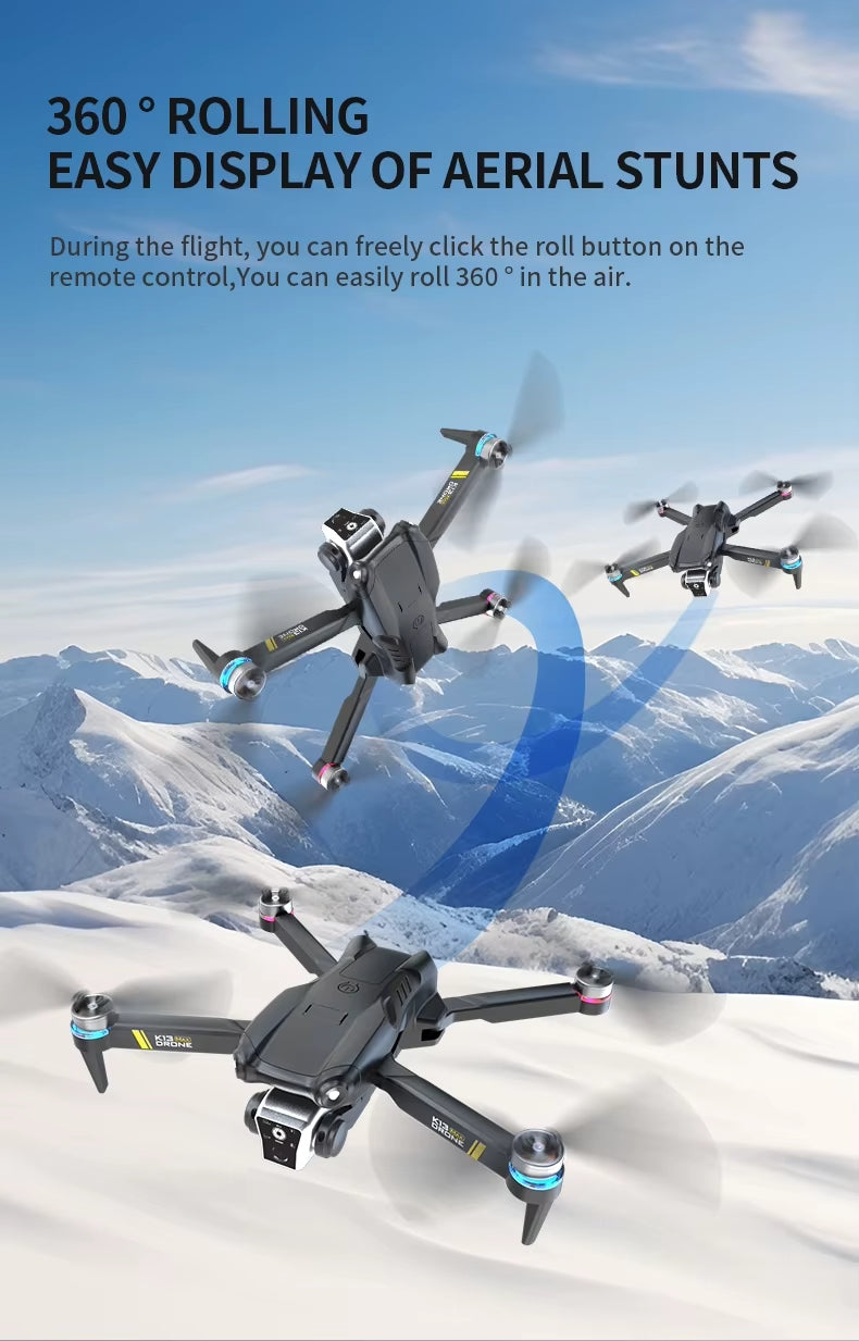 Professinal K13MAX RC Drone 8K HD Cameras WIFI FPV Height Hold