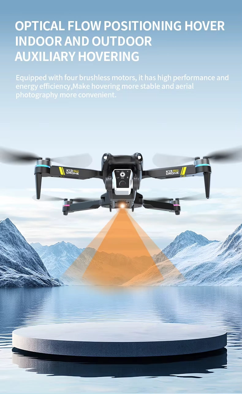 Professinal K13MAX RC Drone 8K HD Cameras WIFI FPV Height Hold