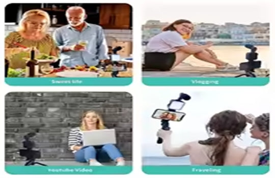 Smartphone Vlogging Kit for iPhone Android with Tripod Mini