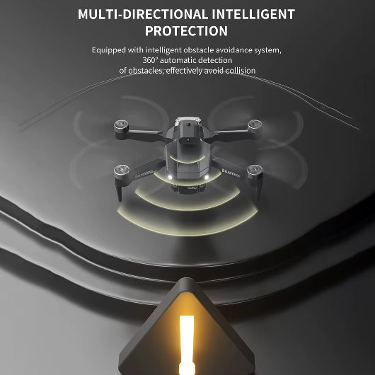 D76 Remote Control Drone 1080P Dual Camera Brushless Motor Obstacle
