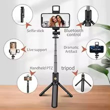Handheld 360 Degree Flexible Sports Camera Monopod Stand Mobile Phone