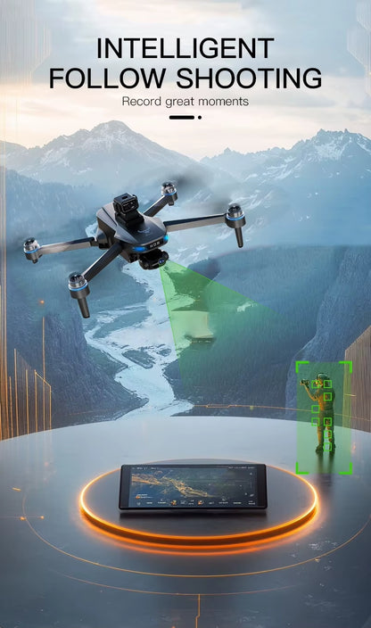 ZLL SG109 MAX2 Professional Drone With 4K Camera 3-Axis Gimbal WIFI 360 Obstacle Avoidance - 1 Bateries - Screen Remote FPV Brushless