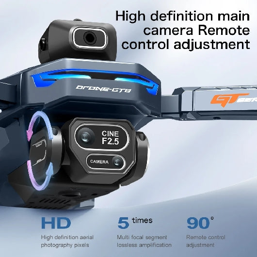 GT8 Rc Drone Profesional HD Dual Camera With Screen FPV WIFI