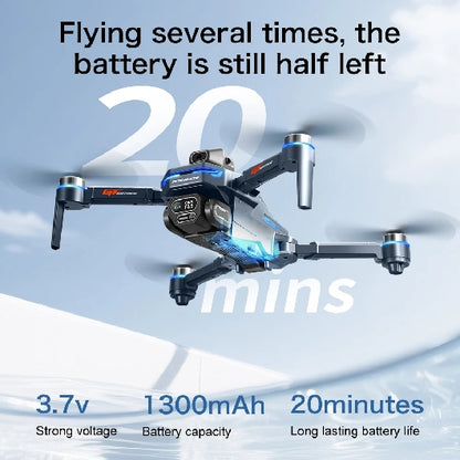 GT8 Rc Drone Profesional HD Dual Camera With Screen FPV WIFI
