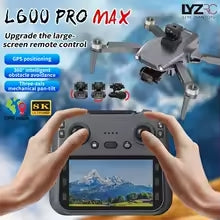 L600 PRO Max GPS Drone 8K Profesional HD Camera 3-axis Gimbal Aerial