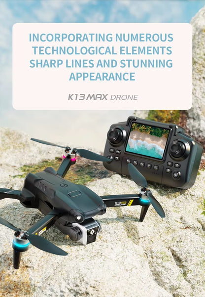 Professinal K13MAX RC Drone 8K HD Cameras WIFI FPV Height Hold