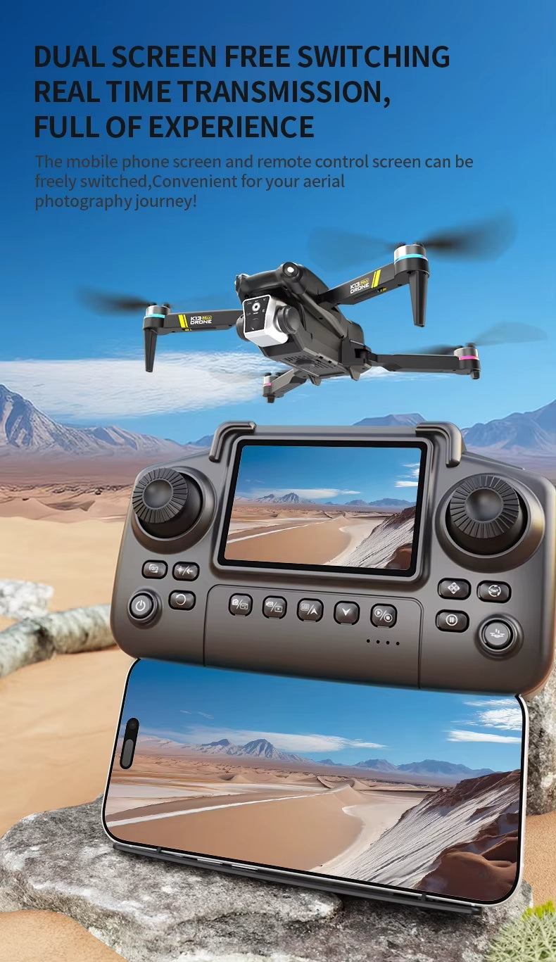 Professinal K13MAX RC Drone 8K HD Cameras WIFI FPV Height Hold
