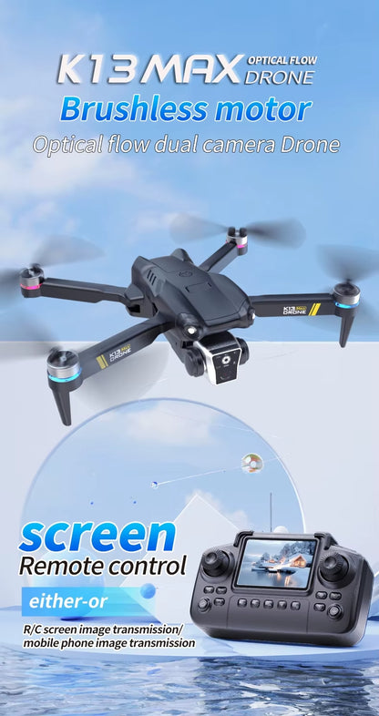 Professinal K13MAX RC Drone 8K HD Cameras WIFI FPV Height Hold