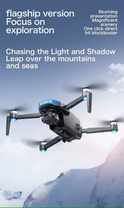 Drone SX1 MAX — Professional 3-axis Gimbal Stabilizer Camera with 5G