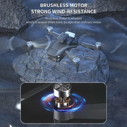 D76 Remote Control Drone 1080P Dual Camera Brushless Motor Obstacle