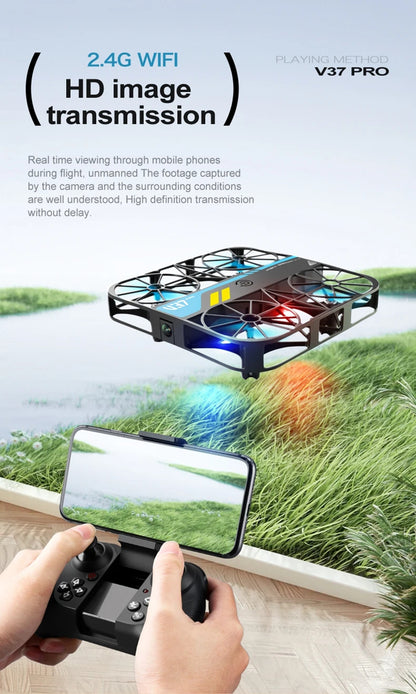 4DRC V37 New Mini 8K Drone with Camera 4K HD Easy To Carry WiFi FPV