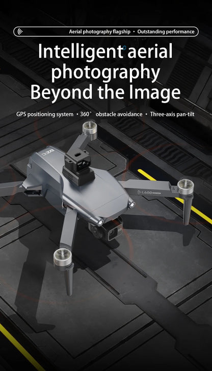 L600 PRO Max GPS Drone 8K Profesional HD Camera 3-axis Gimbal Aerial