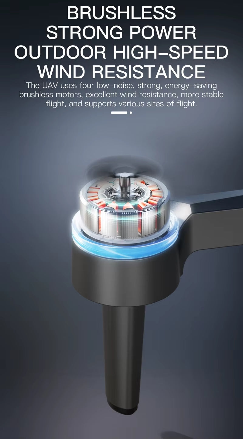 ZLL SG109 MAX2 Professional Drone With 4K Camera 3-Axis Gimbal WIFI 360 Obstacle Avoidance - 1 Bateries - Screen Remote FPV Brushless