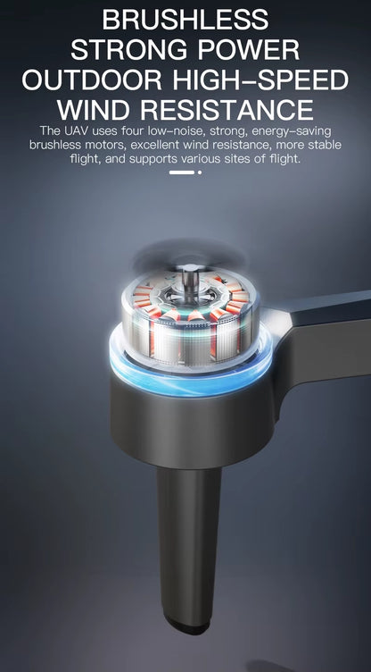 ZLL SG109 MAX2 Professional Drone With 4K Camera 3-Axis Gimbal WIFI 360 Obstacle Avoidance - 1 Bateries - Screen Remote FPV Brushless