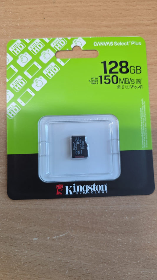 128GB micSDXC Canvas Select Plus Gen3 150R A1 Single Pack w/o ADP