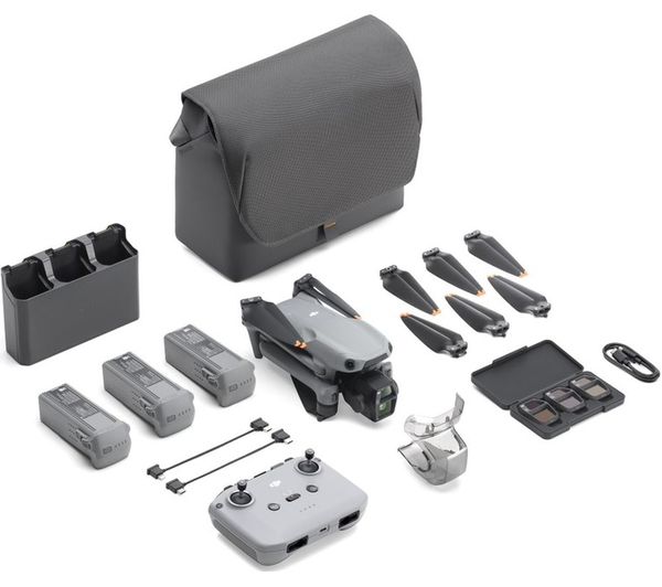 DJI Air 3S Drone Fly More Combo with RC-N3 Remote Controller — Grey