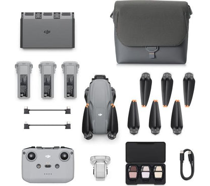 DJI Air 3S Drone Fly More Combo with RC-N3 Remote Controller — Grey